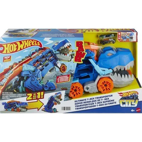 הוט ווילס נושאת מכוניות ענקית טי רקס