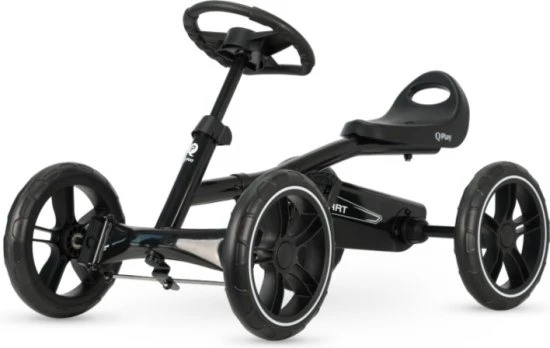 מכונית קארטניג פדלים Qplay Go Kart - צבע שחור