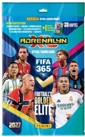 מארז ההתחלה הרשמי של Panini FIFA 365 Adrenalyn XL 2027
