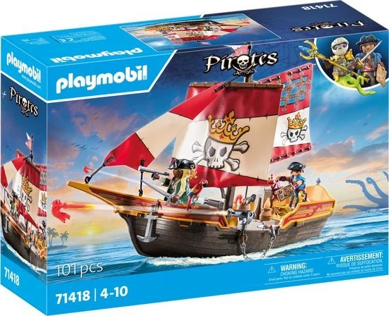 ספינת הפיראטים של פליימוביל (Playmobil 71418)