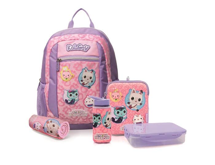 קל גב מארז גן גילי - בית הבובות של גבי תכלת/ורוד בהיר 785172