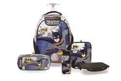 סט שחור/ כסוף Schoolbag Batman 92431 