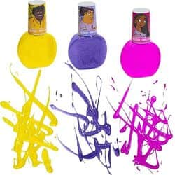 סט לק ציפורניים מנצנץ ואטום לא רעיל של Disney Encanto לבנות, 18 יחידות