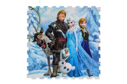 משטח פעילות - פאזל 9 חלקים פרוזן דיסני