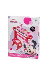 אורגן אלקטרוני דיסני מיני מאוס + כסא סטנד ומיקרופון