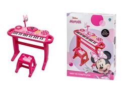 אורגן אלקטרוני דיסני מיני מאוס + כסא סטנד ומיקרופון
