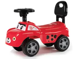 בימבה עם צופר ואפקטים קוליים בעברית לילדים - חיפושית אדומה I am Toys