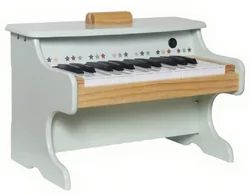 פסנתר אלקטרוני לילדים מעץ מלא 25 מקשים IQ BABY