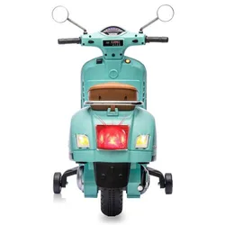 מיני קטנוע ממונע VESPA SUPER GTS 12V-טורקיז IAM TOYS