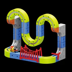 מסלול מרוצים מגנטי להרכבה 70 חלקים פליימגאר