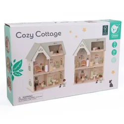 בית בובות כפרי מעץ - Foxmind Classic