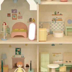 בית בובות כפרי מעץ - Foxmind Classic