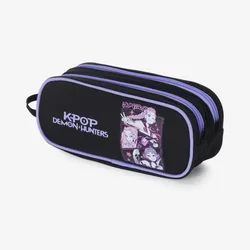 תיק+קלמר Kpop Purple Black דגם 93819