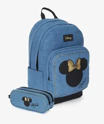 תיק+קלמר Disney Denim Minnie 93805