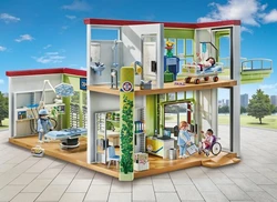 ערכת Playmobil City Life – בית חולים מודרני (71615) מציעה עולם שלם של הצלת חיים, טיפול וחמלה, ומאפשרת לילדים להיכנס לנעליהם של רופאים, אחיות ומטופלים במבנה רפואי מתקדם ומאובזר.