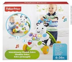 הליכון זברה פישר פרייס-fisher price