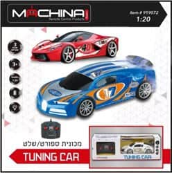 מכונית ספורט על שלט TUNING CAR