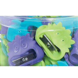 מחדד 1/8 BOOGY צבעוני אריזת חסכון 