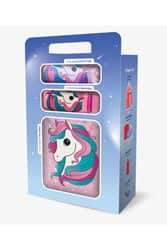 מארז גן גילי קל גב חד קרן פרפר - ורוד 785174