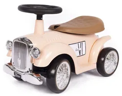 בימבה Class VI רטרו בעיצוב וינטג' עם גלגלי EVA שקטים, צופר ותא אחסון - אפרסק I am Toys