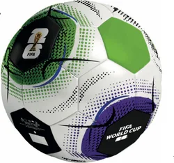 כדורגל מונדיאל ירוק לבן 360-380 גרם