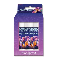 דבק סטיק 15גרם קיי פופ שלוש יחידות 255612