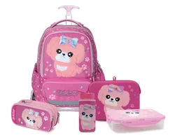 מארז קל גב לכיתה א' דגם כלבלב תיק לבית ספר 93635