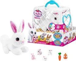אמא ארנבת וארנבונים Pets Alive מבית Zuru