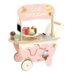 דוכן גלידה קלאסיק מעץ מבית פוקסמיינד (Foxmind Classic - Wooden Ice Cream Cart)