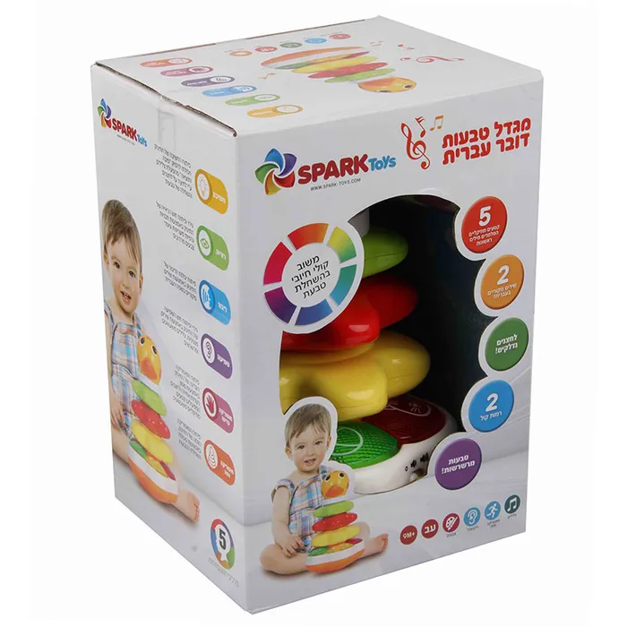 מגדל טבעות דובר עברית Spark Toys – משחקים, מקשיבים ולומדים!