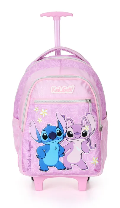 תיק גן טרולי גלגלים קל גב דגם סטיץ ואנג'ל 785629