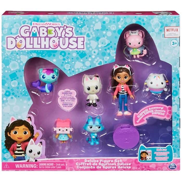 סט 7 דמויות-בית הבובות של גבי Gabbys Dollhouse
