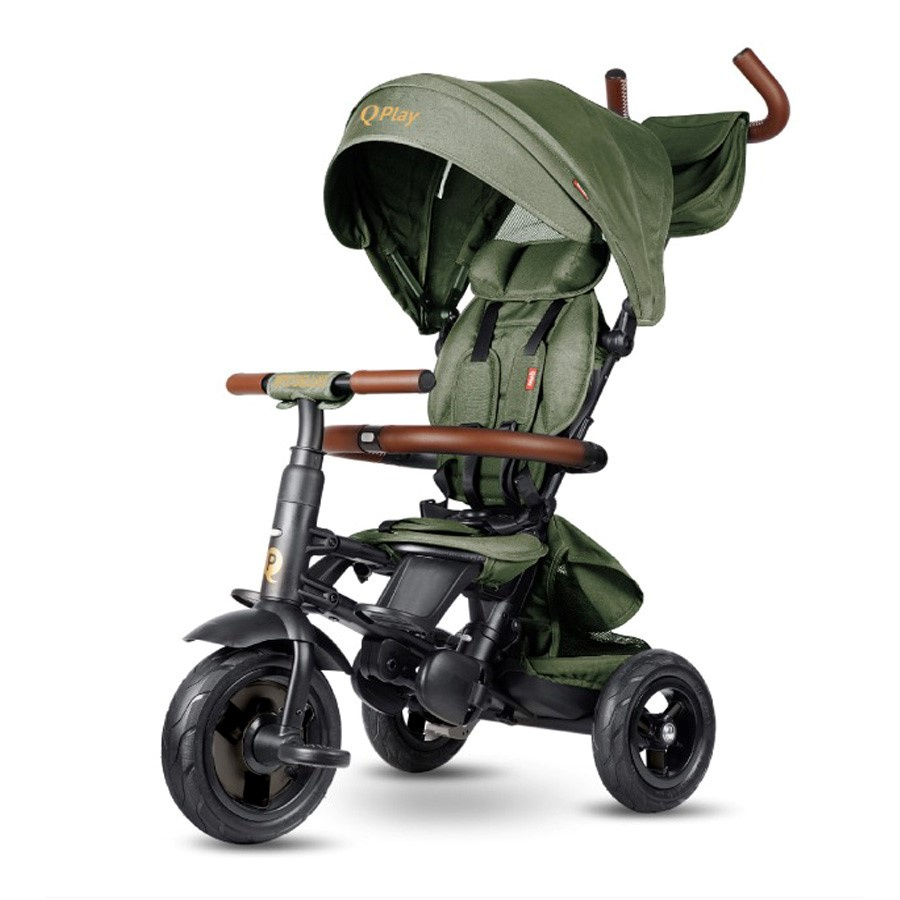 תלת אופן מתקפל ריטו דלוקס ירוק זית RITO DELUXE ידית עור קוניאק מקט 48163