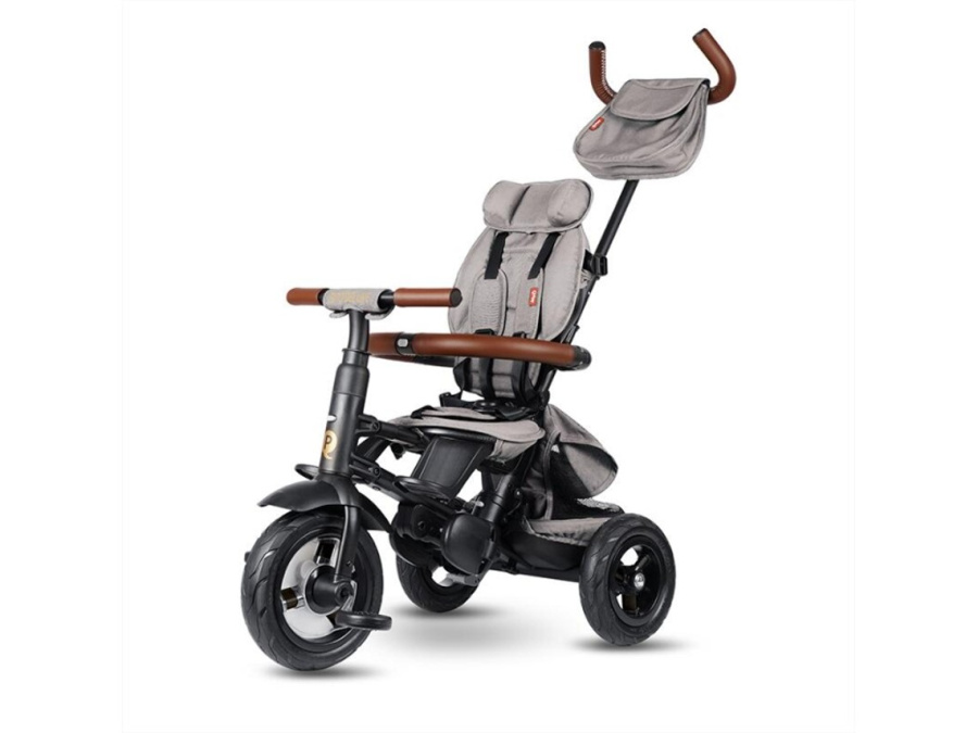תלת אופן מתקפל RITO DELUXE ריטו דלוקס לפעוטות עם ידית הורים | יוקרתי אפור