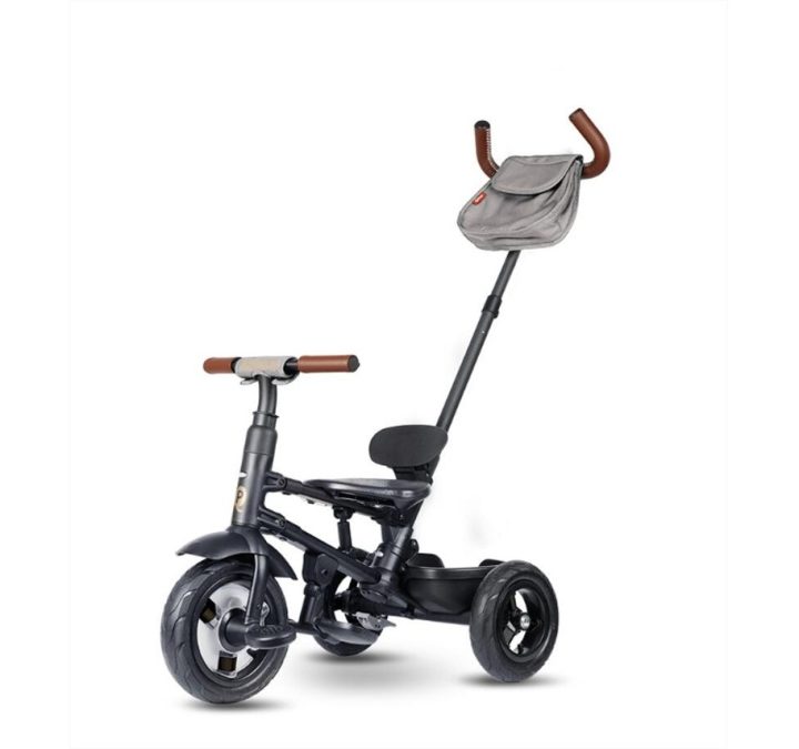 תלת אופן מתקפל RITO DELUXE ריטו דלוקס לפעוטות עם ידית הורים | יוקרתי אפור