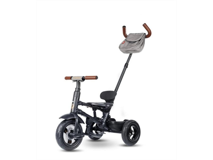 תלת אופן מתקפל RITO DELUXE ריטו דלוקס לפעוטות עם ידית הורים | יוקרתי אפור